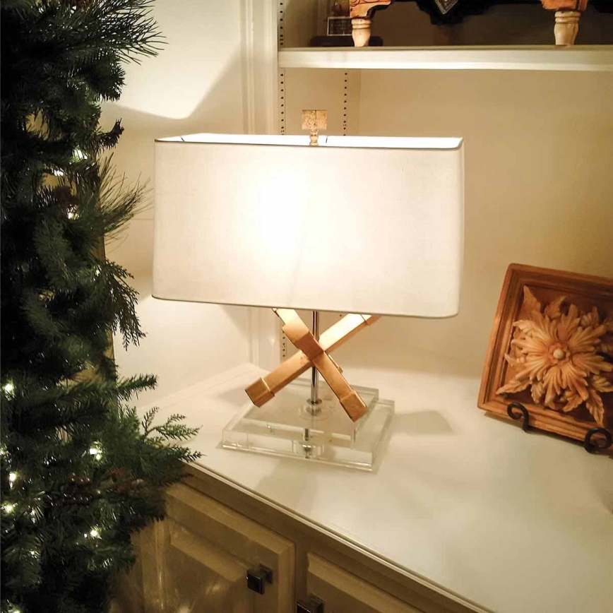 Elstead - Eπιτραπέζιο φωτιστικό JACKSON SQUARE 1xE27/60W/230V