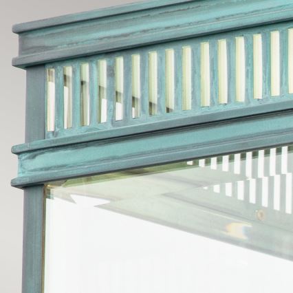 Elstead - Εξωτερικό φωτιστικό οροφής HOLBORN 2xE27/60W/230V IP44 τιρκουάζ