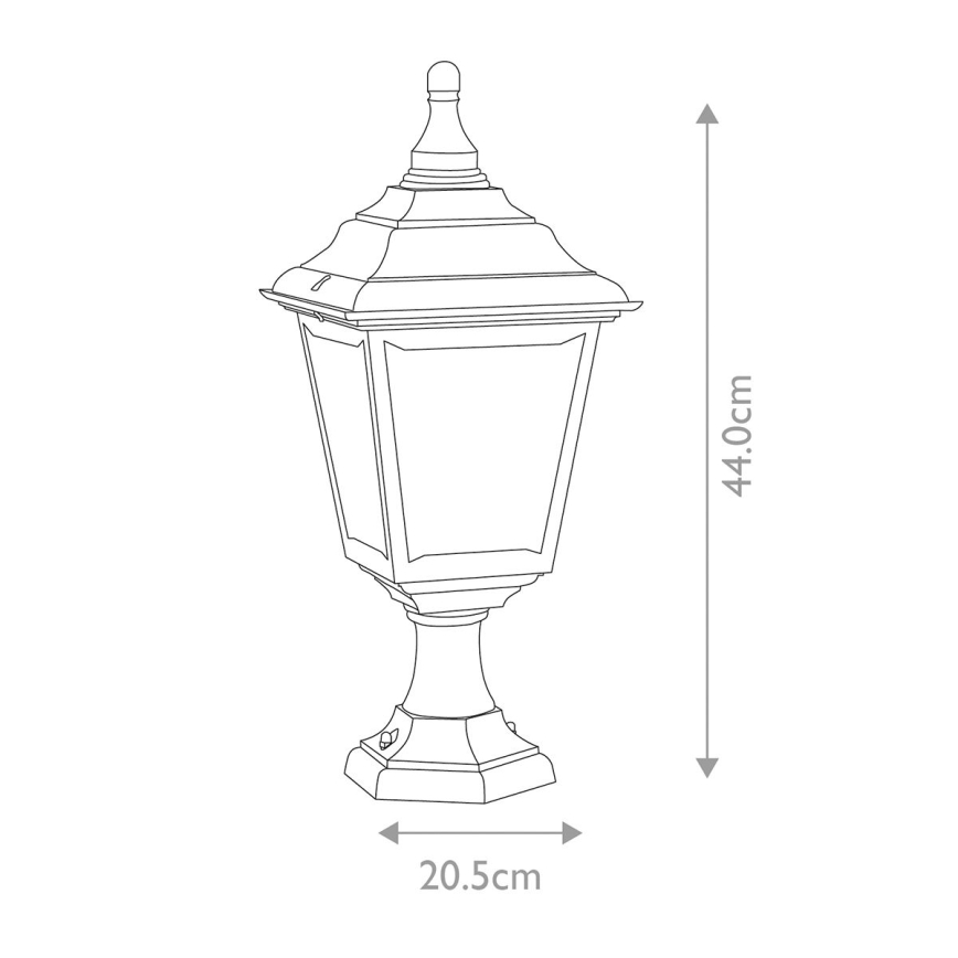 Elstead KERRY-PED-POR - Λάμπα εξωτερικού χώρου KERRY 1xE27/100W/230V IP44