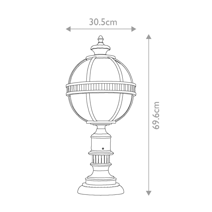 Elstead KL-HALLERON-3M - Φωτιστικό εξωτερικού χώρου HALLERON 3xE14/60W/230V IP44