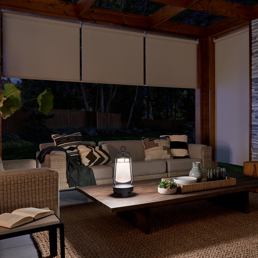 Elstead - Εξωτερικό φωτιστικό με ηχείο LYNDON 3W/230V IP44 8800 mAh