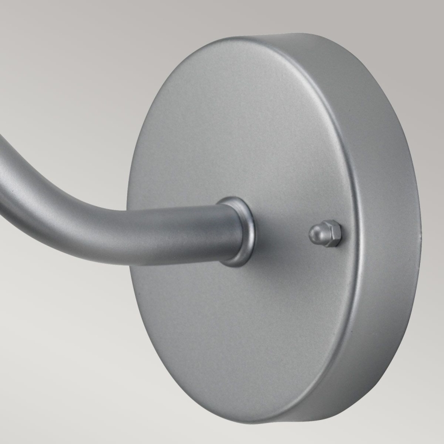 Elstead - Εξωτερικό επιτοίχιο φωτιστικό KLAMPENBORG 1xE27/60W/230V IP44, ματ χρώμιο