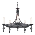 Elstead - Κρεμαστό φωτιστικό οροφής BELFRY 5xE14/60W/230V