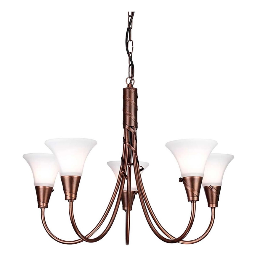 Elstead - Κρεμαστό φωτιστικό οροφής EMILY 5xE14/40W/230V