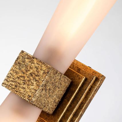 Elstead - LED επιτοίχιο φωτιστικό μπάνιου KRISTY 2xG9/4W/230V IP44 χάλκινο