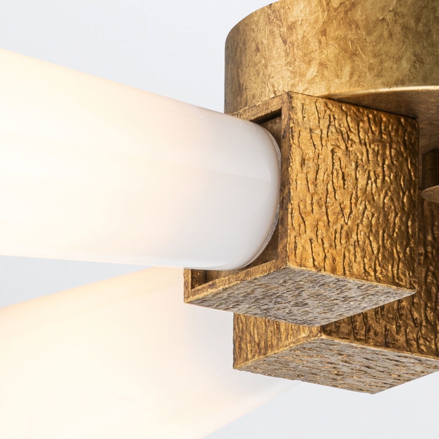 Elstead - Φωτιστικό οροφής σε ράβδο KRISTY 4xE27/40W/230V, χάλκινο