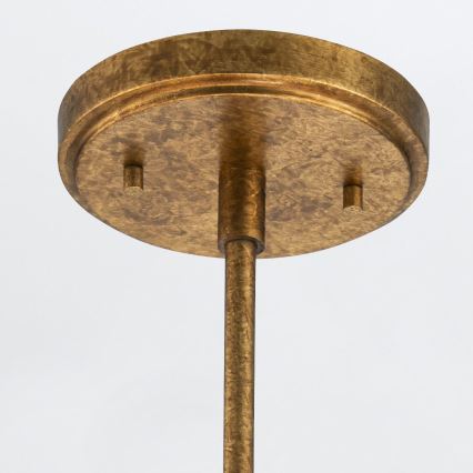 Elstead - Φωτιστικό οροφής σε ράβδο KRISTY 4xE27/40W/230V, χάλκινο