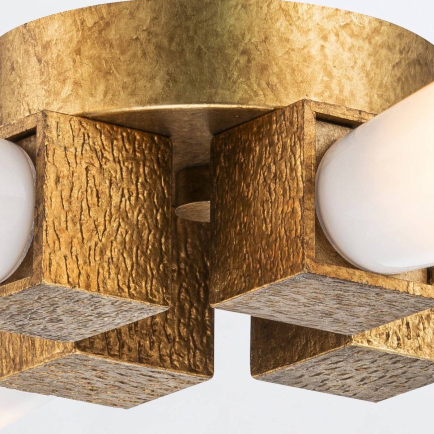 Elstead - Φωτιστικό οροφής σε ράβδο KRISTY 4xE27/40W/230V, χάλκινο