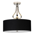 Elstead - LED κρεμαστό φωτιστικό μπάνιου FALMOUTH 1xG9/3W/230V IP44 μαύρο/γυαλιστερό χρώμιο