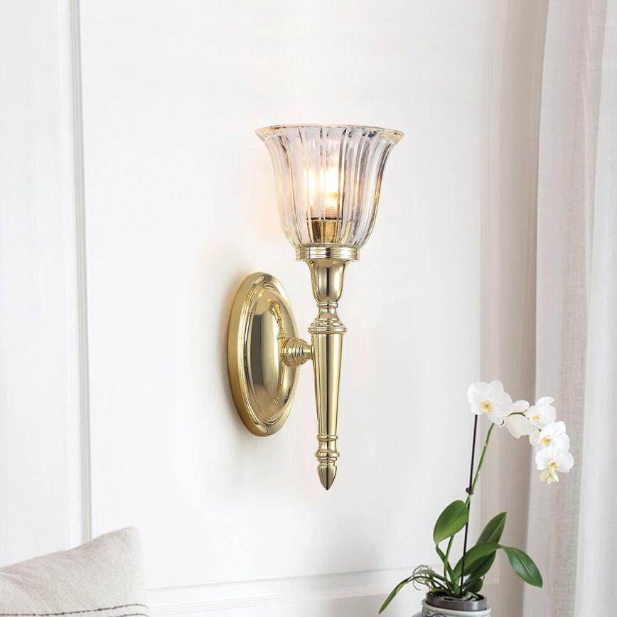 Elstead - LED επιτοίχιο φωτιστικό μπάνιου DRYDEN 1xG9/3W/230V IP44 χρυσό