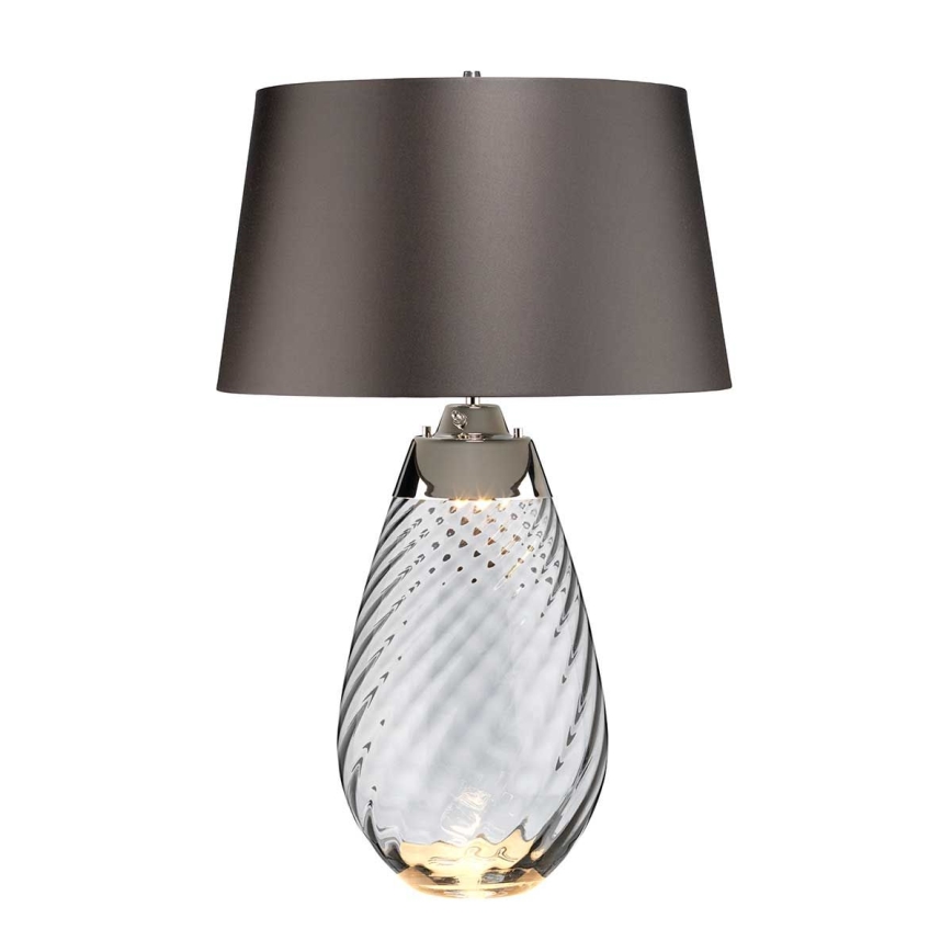 Elstead - Επιτραπέζιο φωτιστικό LED LENA 1xE27/40W/230V + 1xGU10/7W 74 cm γκρι