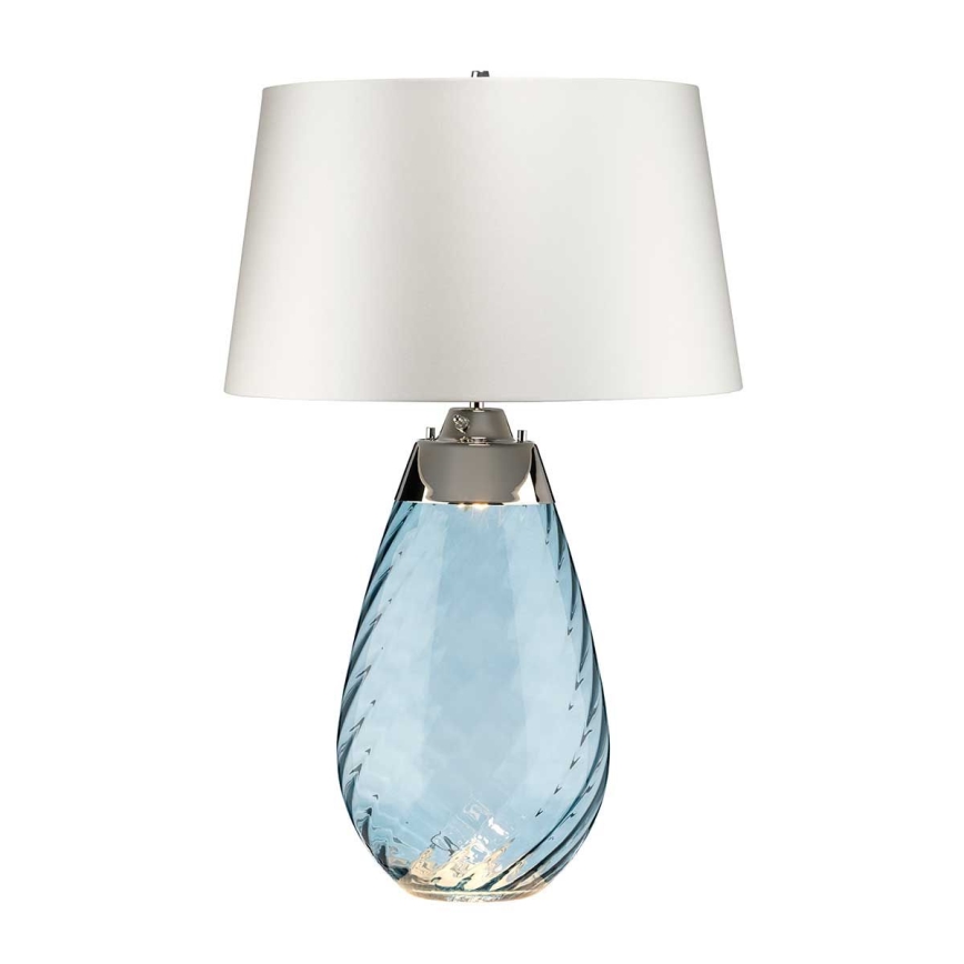 Elstead - Επιτραπέζιο φωτιστικό LED LENA 1xE27/40W/230V + 1xGU10/7W 74 cm μπλε/λευκό
