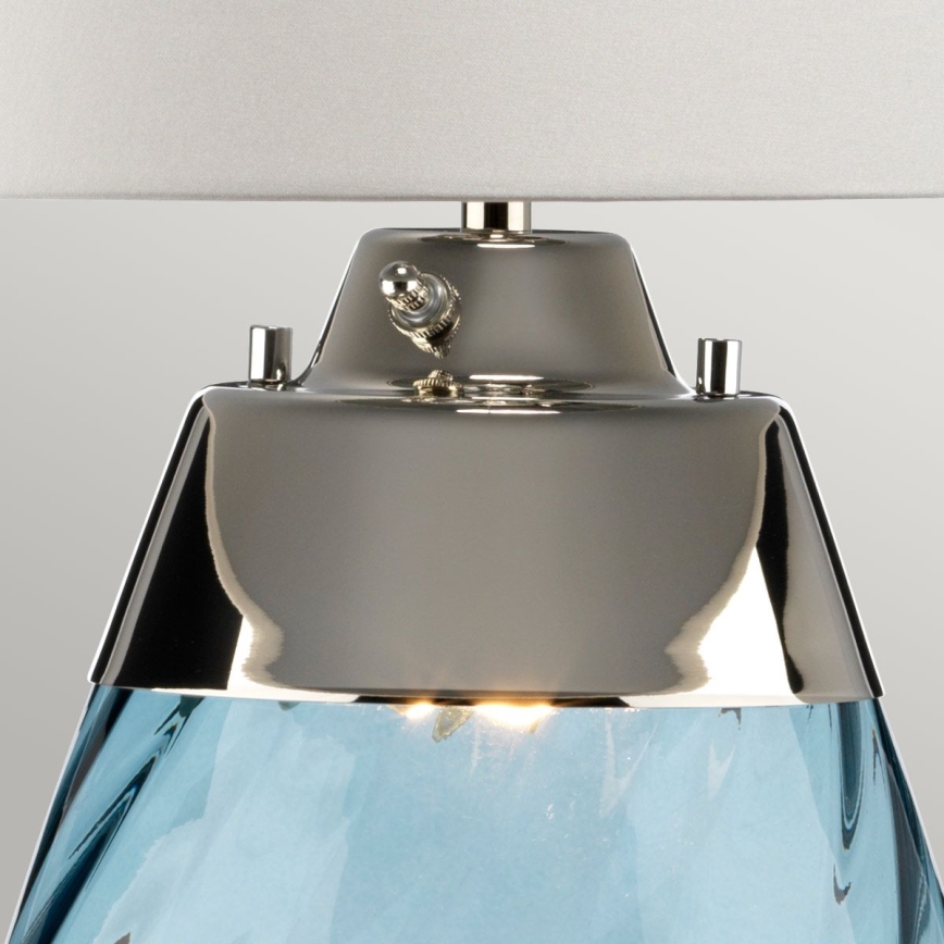 Elstead - Επιτραπέζιο φωτιστικό LED LENA 1xE27/40W/230V + 1xGU10/7W 74 cm μπλε/λευκό