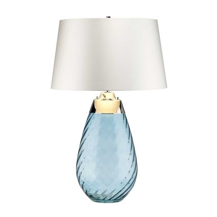 Elstead - Επιτραπέζιο φωτιστικό LED LENA 1xE27/40W/230V + 1xGU10/7W 74 cm μπλε/λευκό