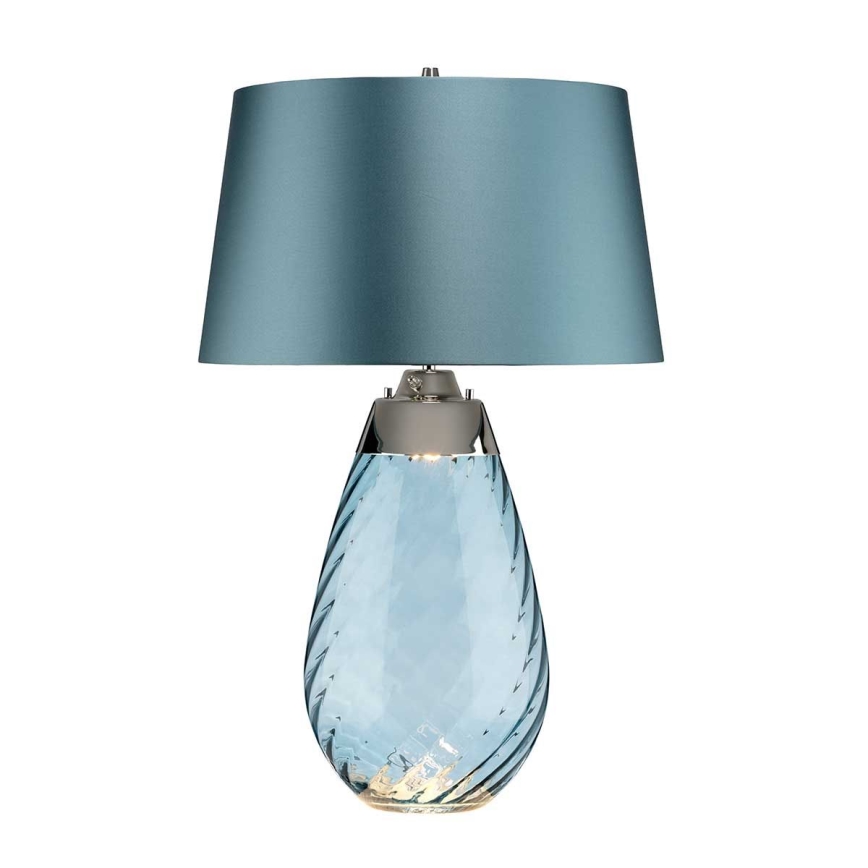 Elstead - Επιτραπέζιο φωτιστικό LED LENA 1xE27/40W/230V + 1xGU10/7W 74 cm μπλε