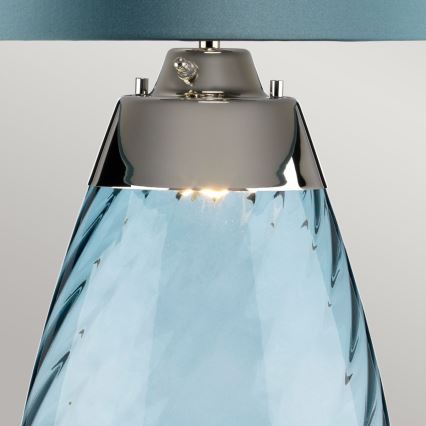 Elstead - Επιτραπέζιο φωτιστικό LED LENA 1xE27/40W/230V + 1xGU10/7W 74 cm μπλε