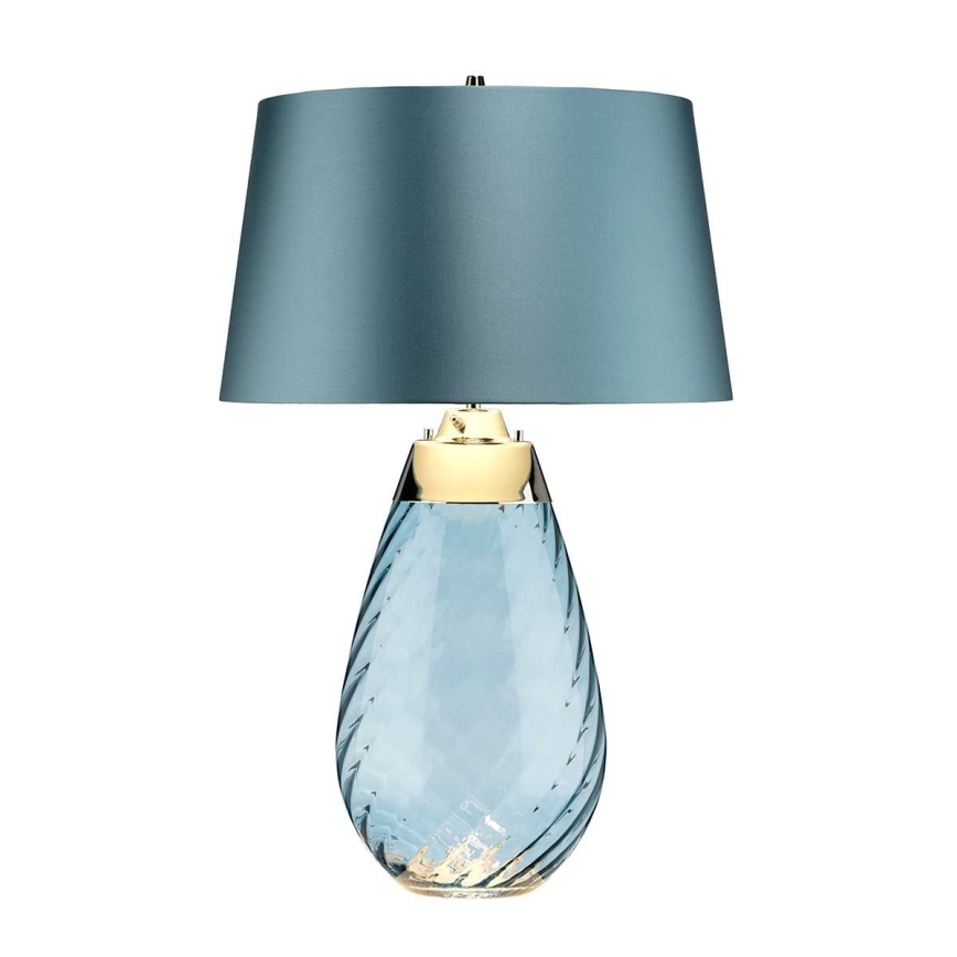Elstead - Επιτραπέζιο φωτιστικό LED LENA 1xE27/40W/230V + 1xGU10/7W 74 cm μπλε