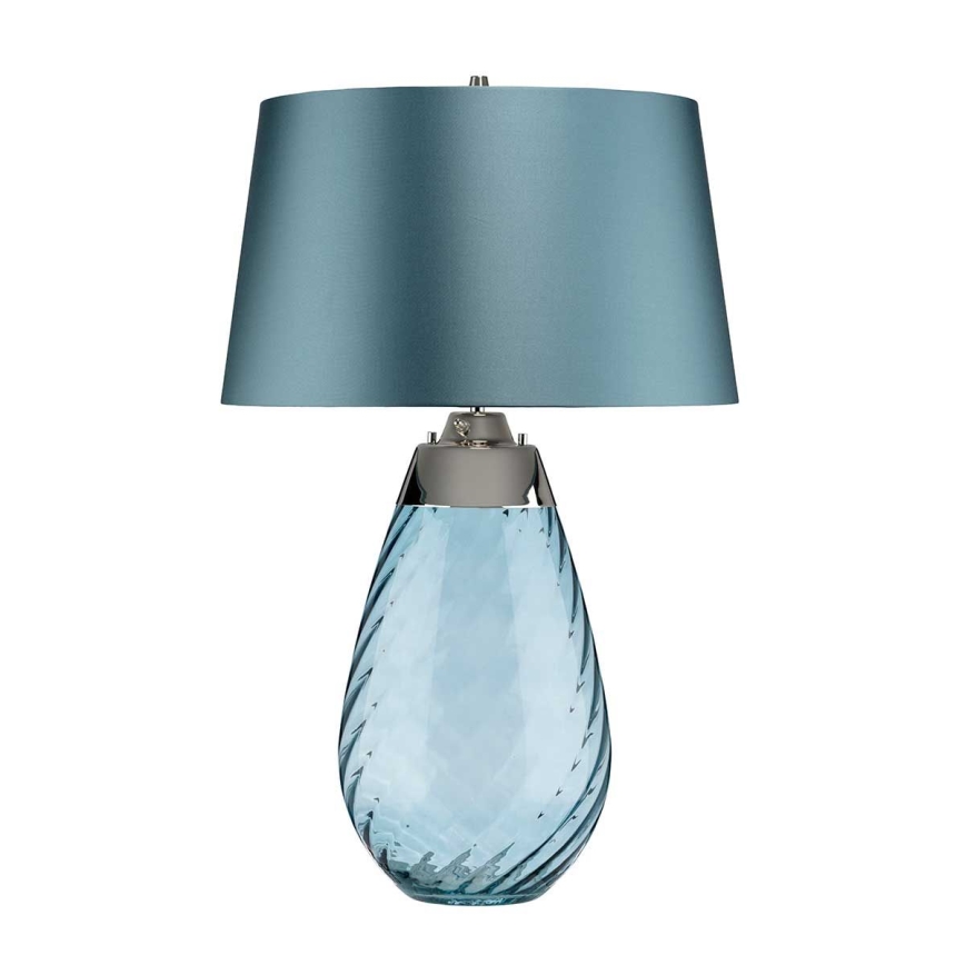 Elstead - Επιτραπέζιο φωτιστικό LED LENA 1xE27/40W/230V + 1xGU10/7W 74 cm μπλε