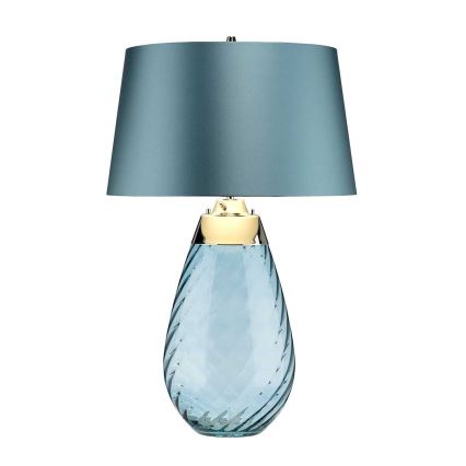 Elstead - Επιτραπέζιο φωτιστικό LED LENA 1xE27/40W/230V + 1xGU10/7W 74 cm μπλε