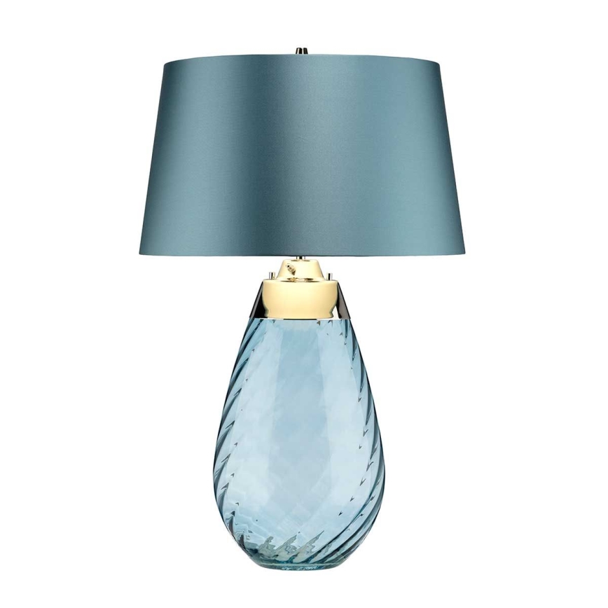 Elstead - Επιτραπέζιο φωτιστικό LED LENA 1xE27/40W/230V + 1xGU10/7W 74 cm μπλε