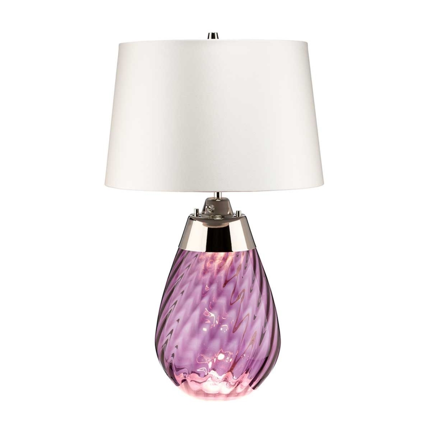 Elstead - Επιτραπέζιο φωτιστικό LED LENA 1xE27/40W/230V + 1xGU10/7W 74 cm ροζ