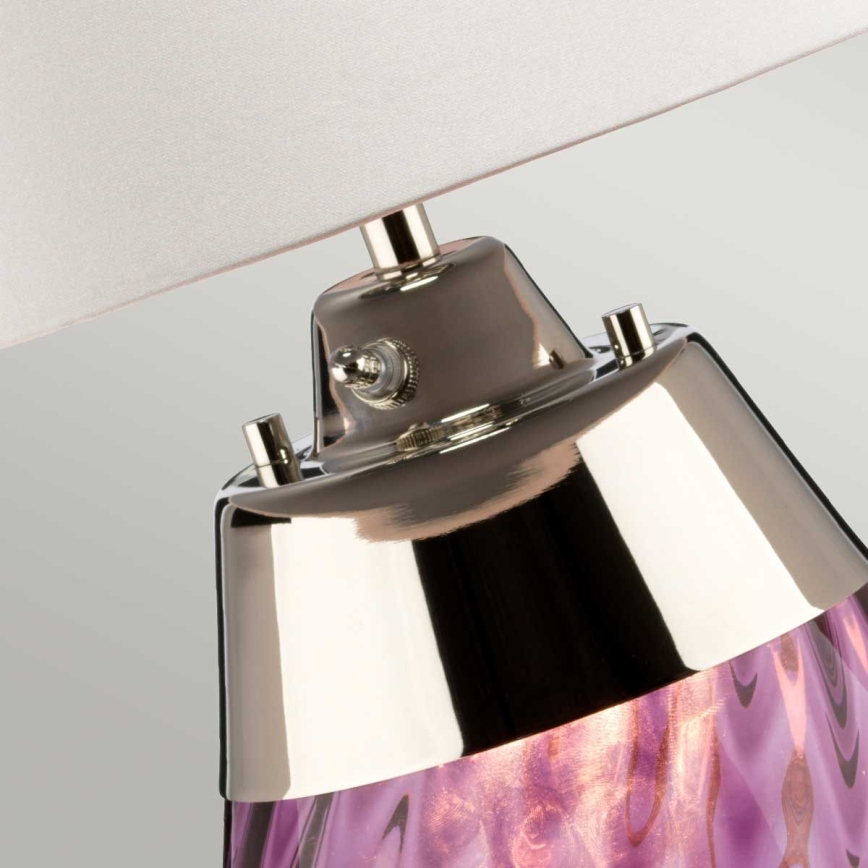 Elstead - Επιτραπέζιο φωτιστικό LED LENA 1xE27/40W/230V + 1xGU10/7W 74 cm ροζ