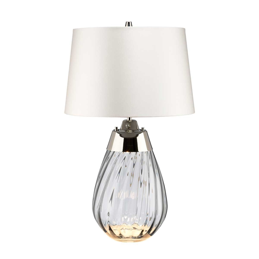 Elstead - Επιτραπέζιο φωτιστικό LED LENA 1xE27/60W/230V + 1xGU10/7W 60,5 cm λευκό