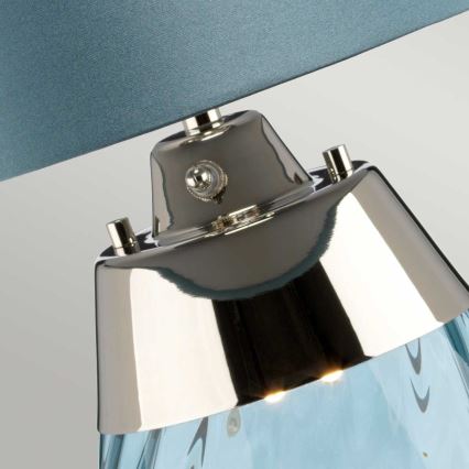 Elstead - Επιτραπέζιο φωτιστικό LED LENA 1xE27/60W/230V + 1xGU10/7W 60,5 cm μπλε