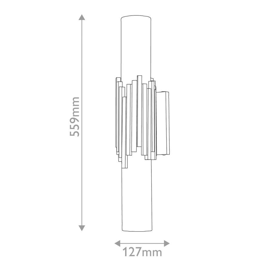 Elstead - Επιτοίχιο φωτιστικό LED μπάνιου MARVELE 2xG9/4W/230V IP44