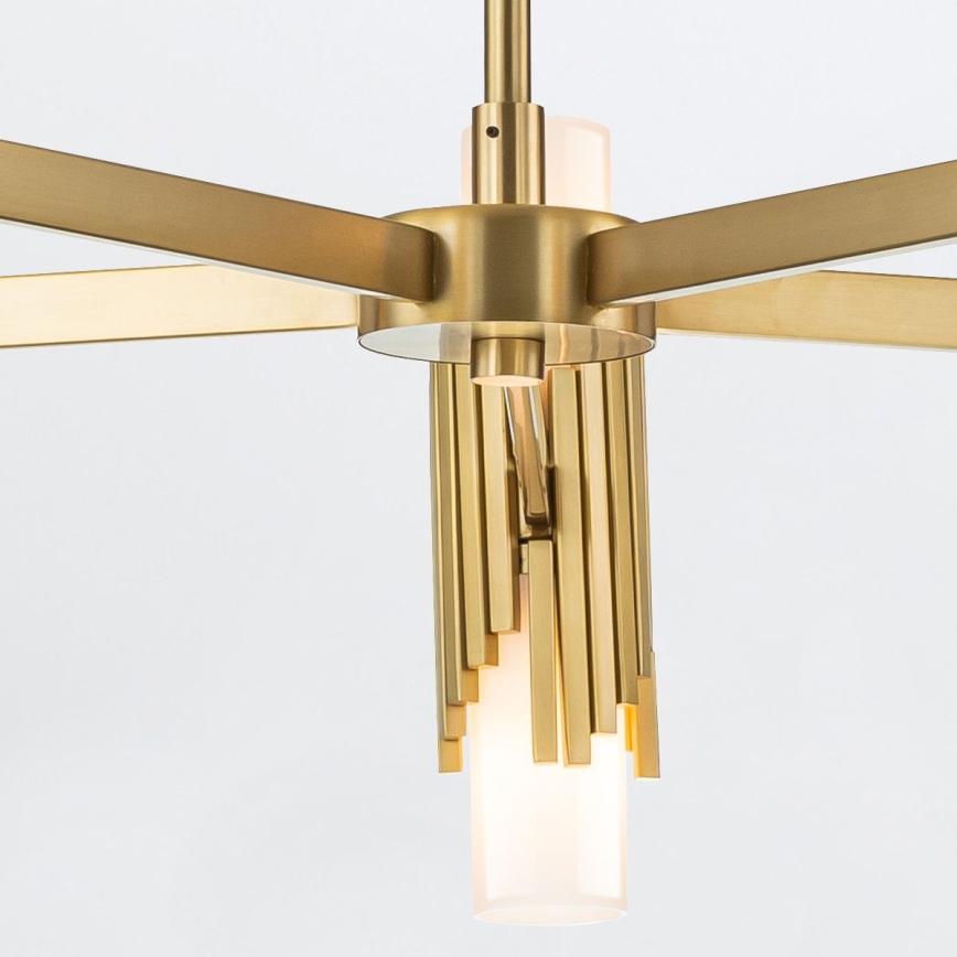 Elstead - Φωτιστικό οροφής σε ράβδο MARVELE 10xE14/40W/230V χρυσό