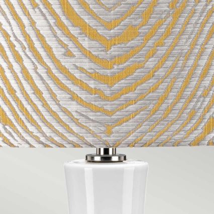 Elstead - Eπιτραπέζιο φωτιστικό MILO 1xE27/60W/230V γκρι/χρυσό