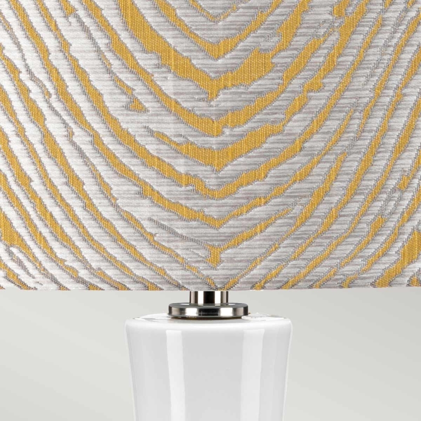 Elstead - Eπιτραπέζιο φωτιστικό MILO 1xE27/60W/230V γκρι/χρυσό