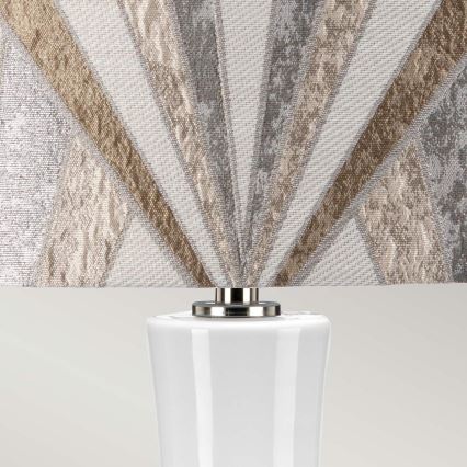 Elstead - Eπιτραπέζιο φωτιστικό MILO 1xE27/60W/230V γκρι/καφέ