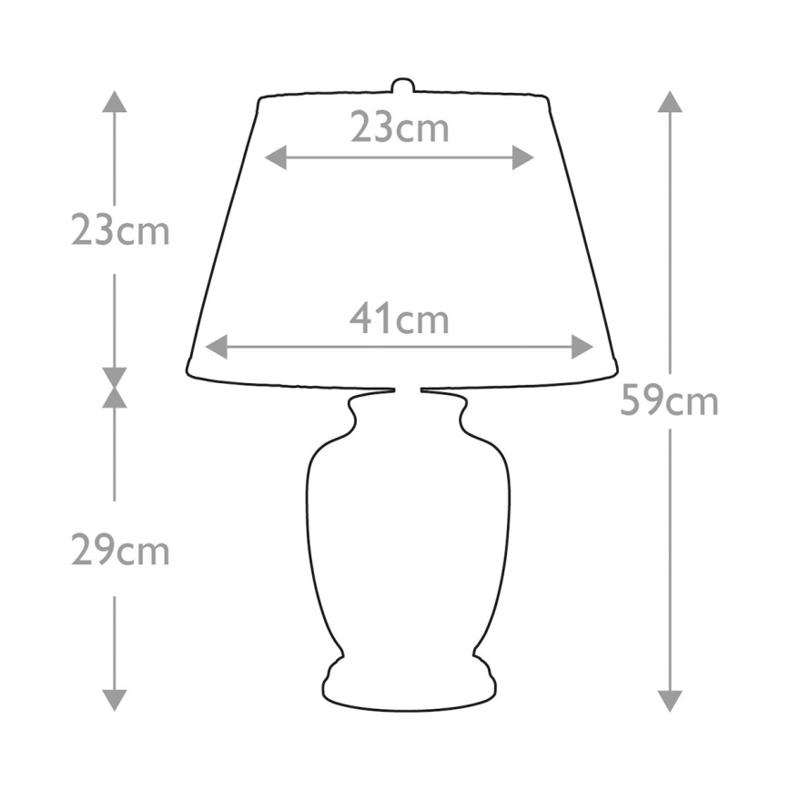 Elstead - Eπιτραπέζιο φωτιστικό MORRIS 1xE27/60W/230V
