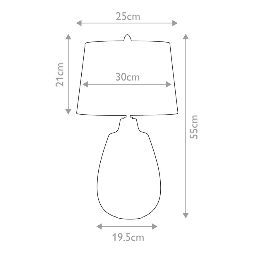 Elstead - Eπιτραπέζιο φωτιστικό NEWHAM 1xE27/60W/230V