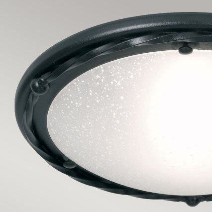 Elstead - Φωτιστικό οροφής PEMBROKE 1xE27/60W/230V μαύρο