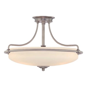 Elstead - Πλαφονιέρα οροφής GRIFFIN 4xE27/100W/230V ματ χρώμιο