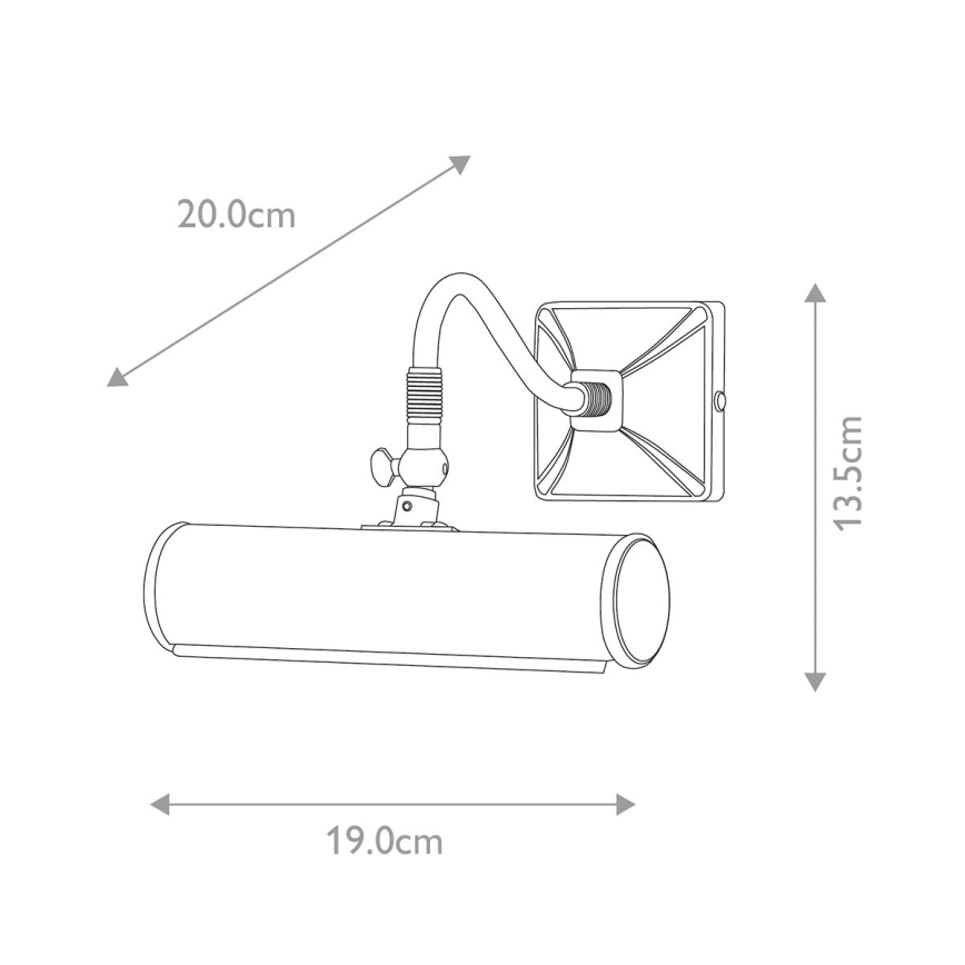 Elstead PL1-10-PB - Φωτιστικό πίνακα PICTURE 1xE14/40W/230V χρυσαφί