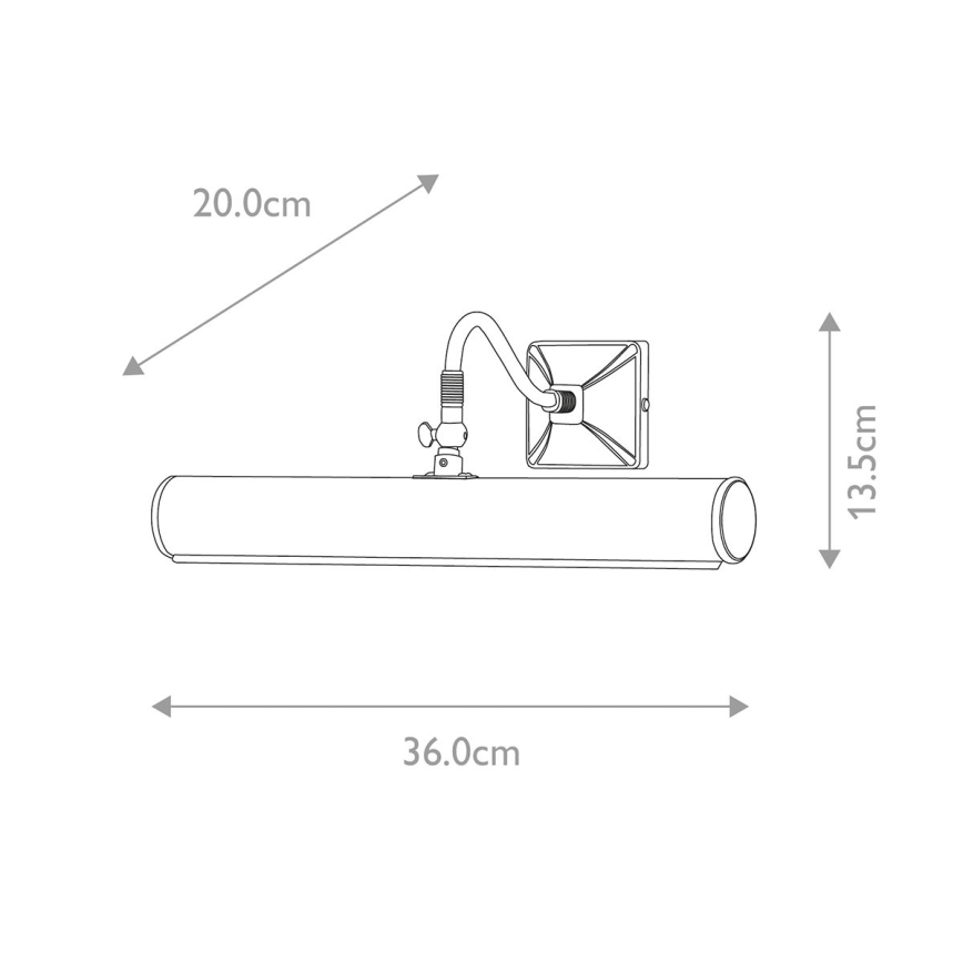 Elstead PL1-20-BLK - Φωτιστικό πίνακα PICTURE 2xE14/40W/230V μαύρο
