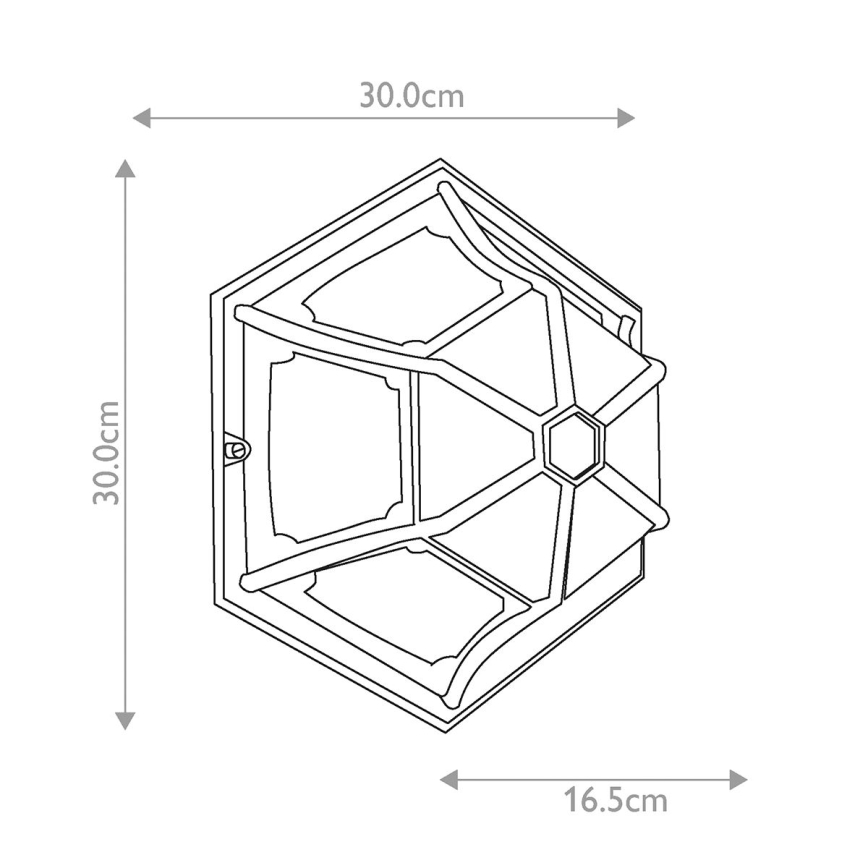 Elstead - Φωτιστικό οροφής εξωτερικού χώρου PARISH 1xE27/60W/230V IP44