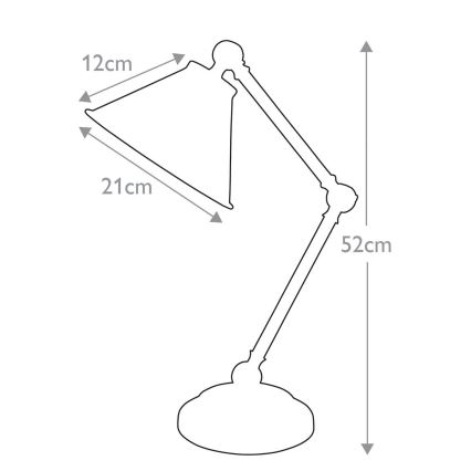 Elstead - Eπιτραπέζιο φωτιστικό PROVENCE ELEMENT 1xE27/60W/230V μαύρο