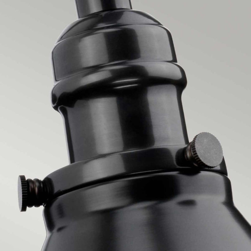 Elstead - Φωτιστικό τοίχου PROVENCE 1xE27/60W/230V μαύρο