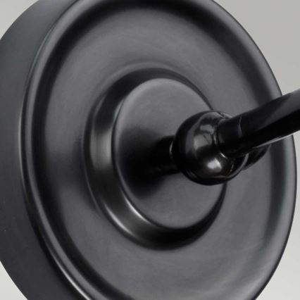 Elstead - Φωτιστικό τοίχου PROVENCE 1xE27/60W/230V μαύρο