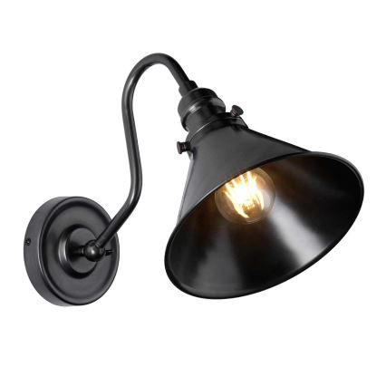 Elstead - Φωτιστικό τοίχου PROVENCE 1xE27/60W/230V μαύρο