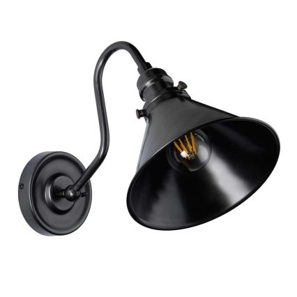 Elstead - Φωτιστικό τοίχου PROVENCE 1xE27/60W/230V μαύρο