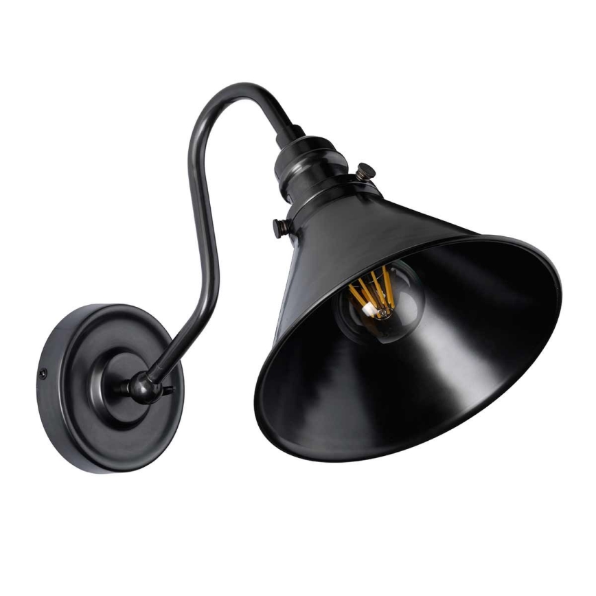 Elstead - Φωτιστικό τοίχου PROVENCE 1xE27/60W/230V μαύρο