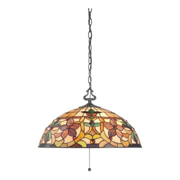 Elstead - Πολύφωτο με αλυσίδα Tiffany KAMI 3xE27/60W/230V