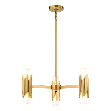 Elstead - Πολυέλαιος με ράβδο MARVELE 6xE14/40W/230V χρυσός