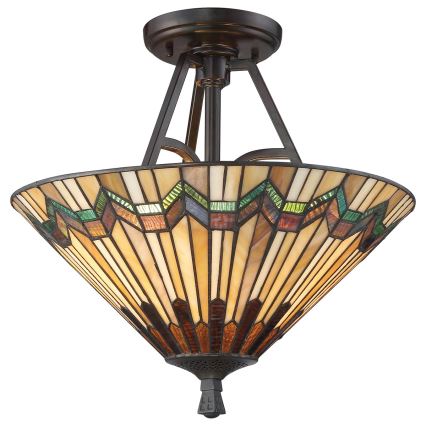 Elstead - Πλαφονιέρα οροφής ALCOTT 2xE27/60W/230V