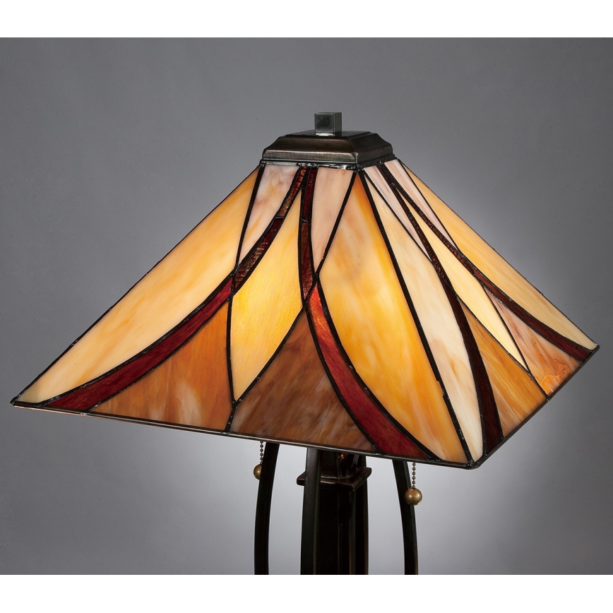 Elstead QZ-ASHEVILLE-TL - Επιτραπέζιο φωτιστικό ASHEVILLE 2xE27/60W/230V